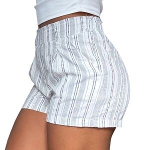 Striped Linen Short